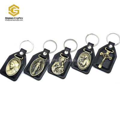 China Wholesale Fashion Environmental Friendly Religious Virgin Mary Madonna Our Lady Catholic Key Chain for sale