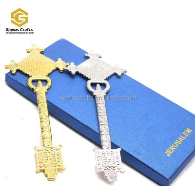 China World Religious Jerusalem Cross Ornaments Church Chapel Prayer Ritual Supplies Hand Hold Cross Metal Decoracion for sale