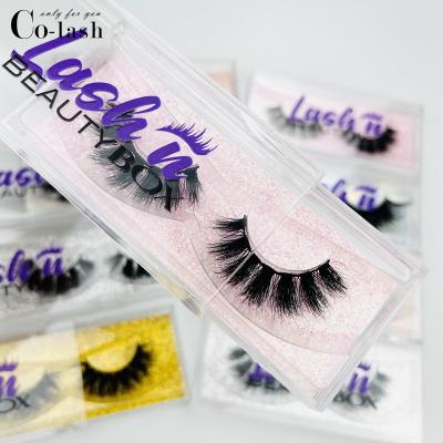 China custom Logo Plastic Sliding Drawer Custom Lash Box Empty eyelash box 15-20mm natural lashes 3d Mink Lashes Case Eyelashes Box for sale