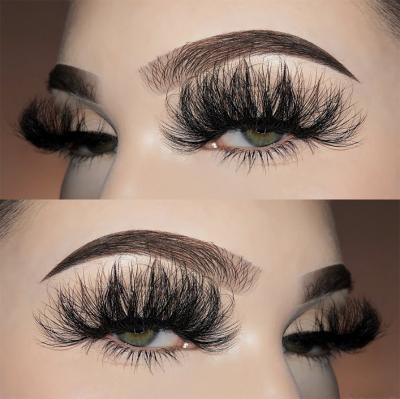 China Thick Hot Selling 3D 5D 8D Mink Lashes Full Style Eyelashes Private Label Tapered Lint Fluffy Seller for sale