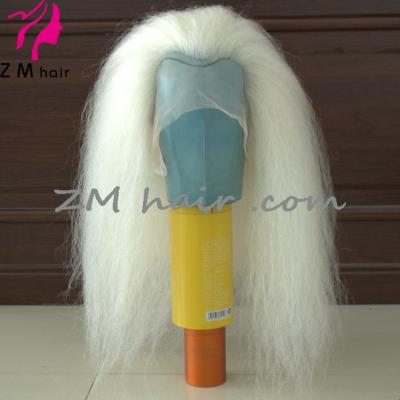 China Full Lace Santa Claus Wig Big Yaks Opera Precious Christmas Santa Claus Wig Wigs for sale