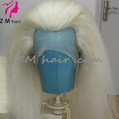 China Santa Claus Wig Yaks Hair Santa Beard And Straight Men Beard Set for sale