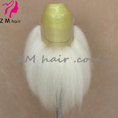 China santa claus yaks straight hair lace santa claus santa claus beard and mustache for sale