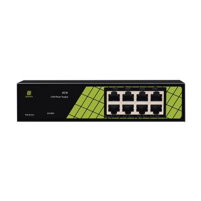 China Industrial POE IEEE802.3af/at 8port poe switch switch FCC certification for IP camera for sale