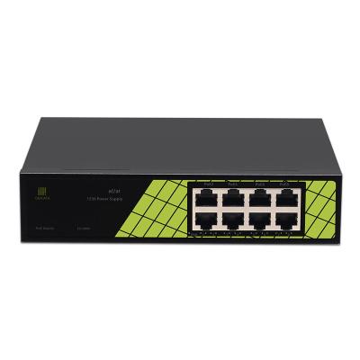 China POE Factory 10/100Mpbs 8 Port Industrial Ethernet Smart Network POE Switch For CCTV for sale