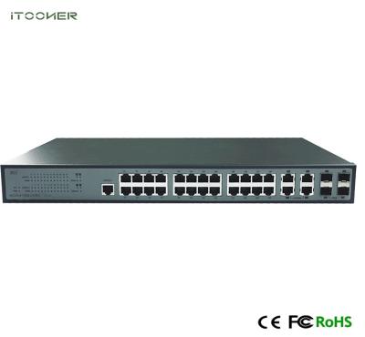 China LACP 28 Port Gigabit L2 Managed Switch with Combo Port for sale