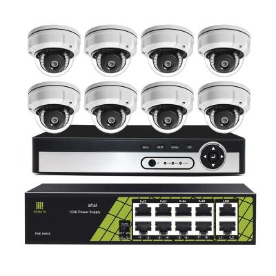 China 8CH 5MP HD IP Camera 16CH NVR 8 Channel PoE 10/100Mbps Switch CCTV NVR Kit Security Camera System KD7508 for sale