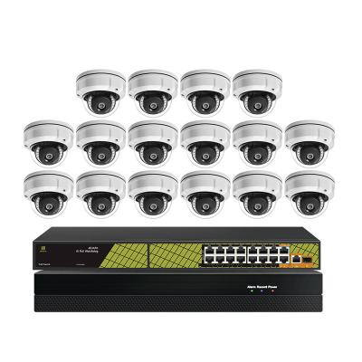 China NIGHT VISION 5MP 16CH POE NVR Camera Kit CCTV Systems Security Camera Set PoE Switch CCTV Camera System for sale