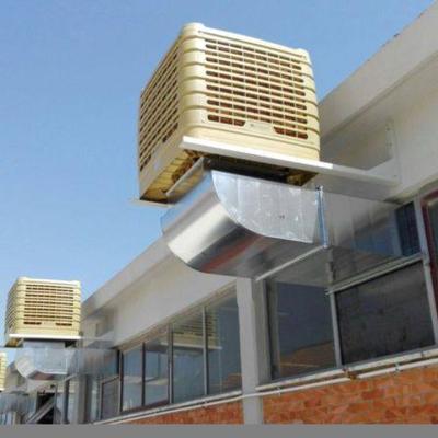 China 150-200m2 Evaporative Industrial Air Coolers Fan Air Cooler Manufacturer 1.5KW Fan for sale