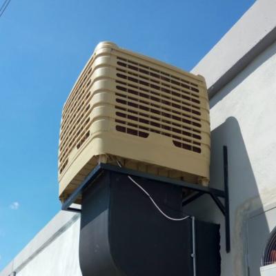 China Industrial Evaporative Cooling Fan Water Cooler Hotels Air Conditioners Fan for sale