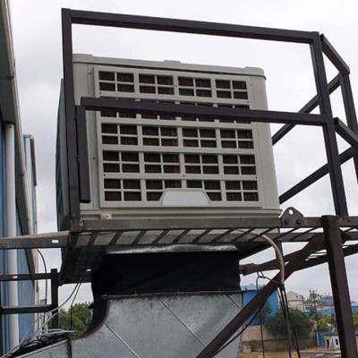 China Evaporative Air Cooling Fan Cooler Wall Mounted Evaporative Air Cooler for Hotels for sale