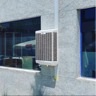 China Best Air Cooling Wall Mounted Evaporative Fan Cooler 35-40m2 Air Evaporative Cooler Pads for sale