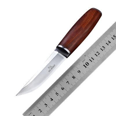 China Fixed Blade Knife Fixed Blade Hunting Knife Rosewood Handle Stainless Steel Outdoor Tools Gifts For Hunters And Outdoors for sale