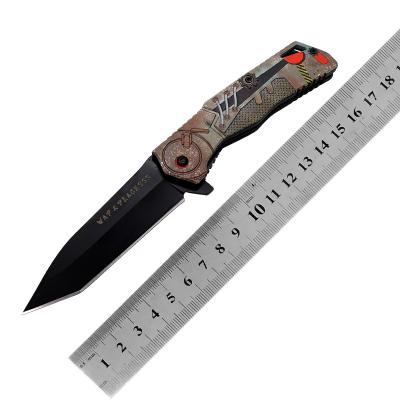 China Wholesale Durable Quick Open Knives Combat Survival Tactical Knives Hunting Folding Camping Knife for sale