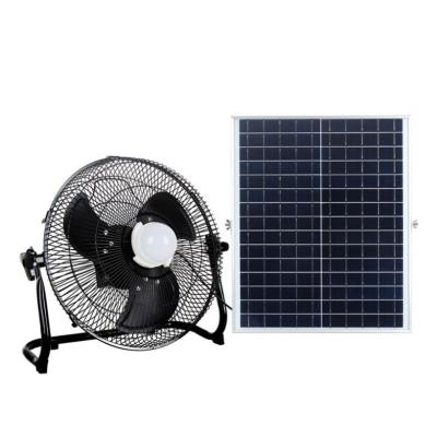 China Home System Eco - Friendly Portable Mini Solar Energy Rechargeable Air Powered Fan For Warehouse for sale