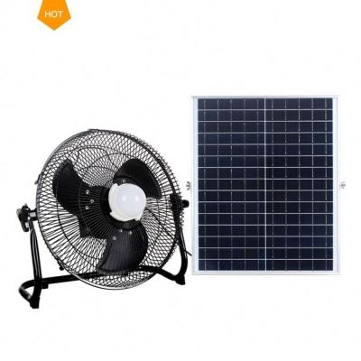 China Eco-friendly Home Adapter Rechargeable Tile Table Solar Fan With 12V 4Ah Ternary Lithium Battery for sale