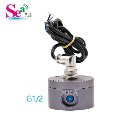 China SEA OEM Factory Price Aluminum Oval Speed ​​Sensor Meter G1/2 Pipe Connection Speed ​​Meter 2.4*Q=144 Counter Pulses For Diesel for sale