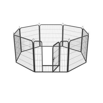 China Wholesale Price Viable Folding Metal Pet Playpen Iron Dog Fence Free Pet Pens for sale