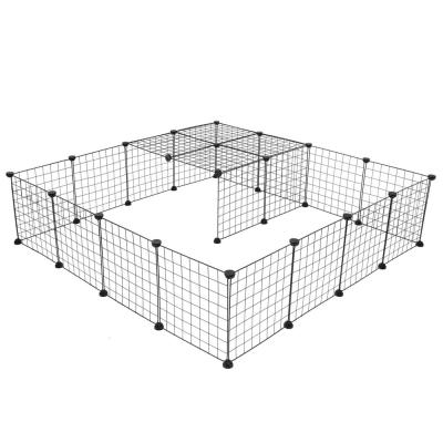 China Sustainable Pet Playpen, Dog Fences, Small Animals Exercise Pen Crate Metal Wire Fence And Kennel Indoor Outdoor For Guinea Pigs, Rabbits, Rabbits for sale