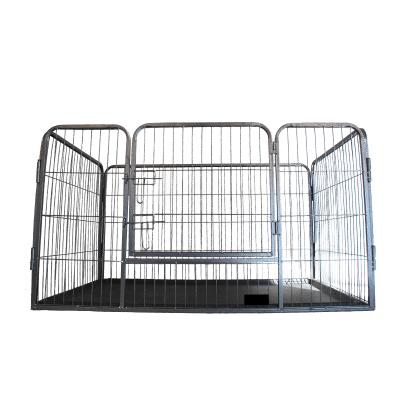 China Sustainable Heavy Duty Playpen Foldable Exercise Pet Playpens 4 Panels for sale