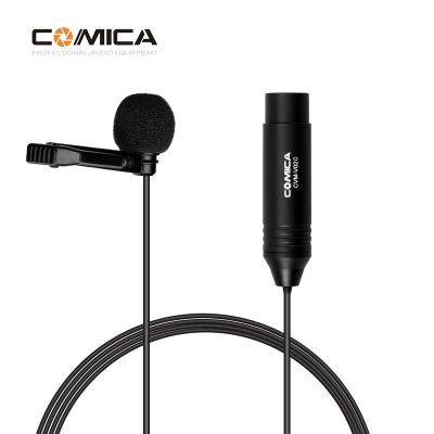 China COMICA CVM-V02O XLR 48V Phantom Power Omnidirectional Lavalier Lavalier Microphone for sale