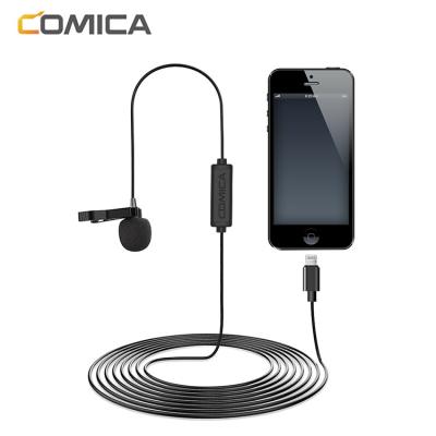 China Lavalier Microphone Comica Lavalier Microphone for Smartphone with Light Up Interface CVM-V01SP (MI) (6.0m) for sale