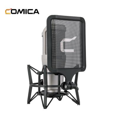 China Studio Desktop Vocal Condenser COMICA STM01 Microphone Shock Mount Design Cardioid Condenser MIC For Vocal Recording for sale