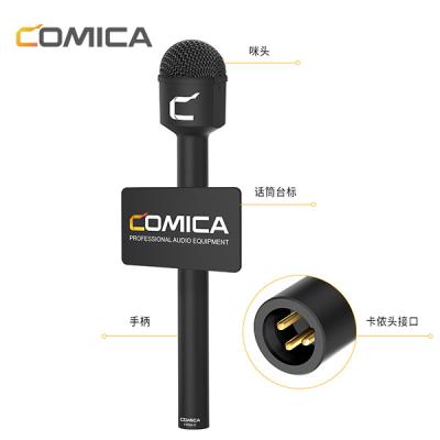 China COMICA HRM-C Handheld Omnidirectional Dynamic Microphone Reporter / Interview Microphone for sale