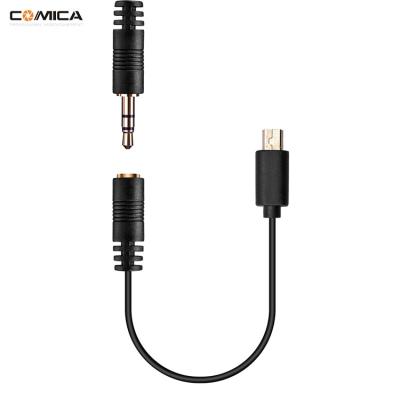 China Microphone CoMica Cable Adapter Microphone Cable Audio Adapter For GoPro 3.5mm for sale