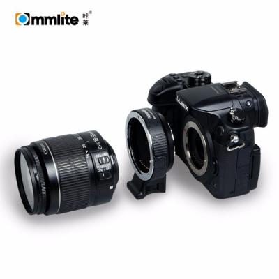 China NON-LADGE Aperture Control via Commlite AEF-MFT Auto Focus Camera AF Aadpter for Canon E-F Lens to Micro Four Thirds (MFT) Lens Adapter for sale