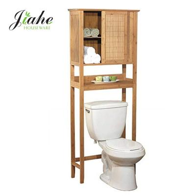 China Over The Toilet Viable Bamboo Organizer, Bathroom Bathroom Space Saver for sale