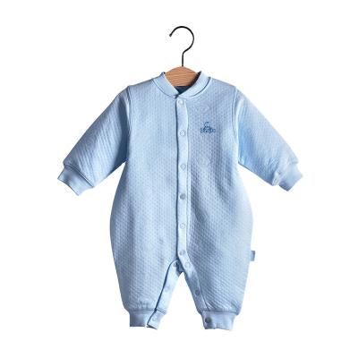 China 100% Cotton Baby jumpsuit baby crawling clothes onesie long sleeve  clothes thick warm wholesale for sale