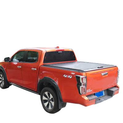 China Modern Hot Sale Auto Accessories Aluminum Manual Hard Tonneau Cover With Lock For Isuzu D-MAX for sale