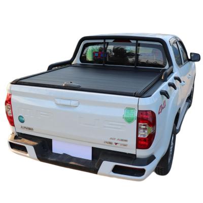 China Modern Aluminum No Drill Manual Hard Installation Tonneau Cover With Lock For MAXUS G90 for sale