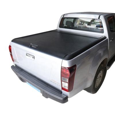 China Auto Parts Modern Retractable Truck Bed Cover Solid Aluminum Alloy Roll Cover Pickup With Lock Truck Trunk Cover For Hilux for sale