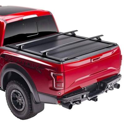 China Modern Factory Prices Truck Bed Tonneau Flip-Up Cover For 2019 - 2023 GMC Silverado Sierra, Works Cable Multi-Function Tailgate for sale