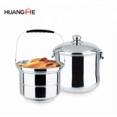 China Large Stainless Steel Pots Magic Thermos Thermal Magic Cooker PURE Cooker Sustainable PURE COOK for sale