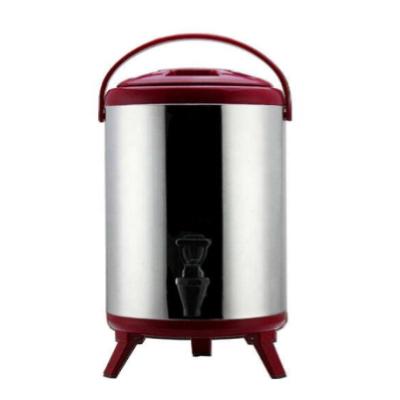 China Hotel Buffet Food Equipment Stainless Steel Bubble Tea Barrel Milk Tea Barrel Heat Preservation Barrel Beverage Dispenser With Mixed Color zu verkaufen