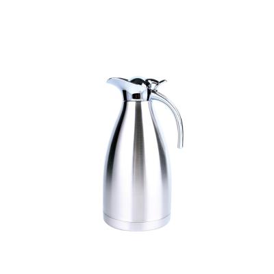 China Stainless Steel Viable Vacuum Wall Promotion Gift Double Wall Maker Flask Thermal Coffee Pot With Side Handle à venda