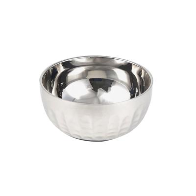 China Sustainable Durable SUS 304 Fingerprint Bowl Kitchen Household Food Eating Bowl Food Mixing Bowl à venda