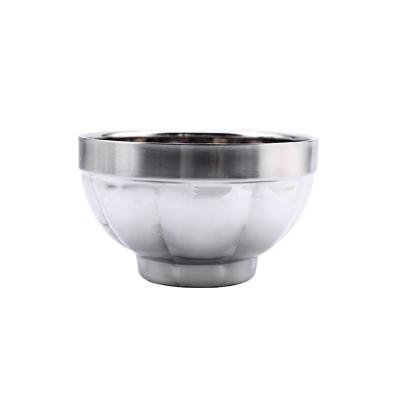 China Sustainable 201 Stainless Steel Bowl Kitchenware Easy Clean Serving Bowl Eco Friendly Treasure Bowl zu verkaufen