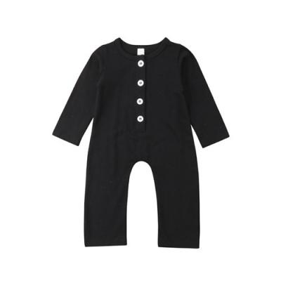 China Breathable Newborn Baby Overalls Knit Cotton Baby Clothes Wholesale Autumn Newborn Winter Baby Casual Romper for sale