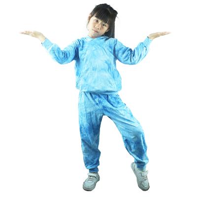 China Vintage New Arrival Tie Dye Baby Joggers Sets Leisure 2 Piece Outfits For Girls for sale