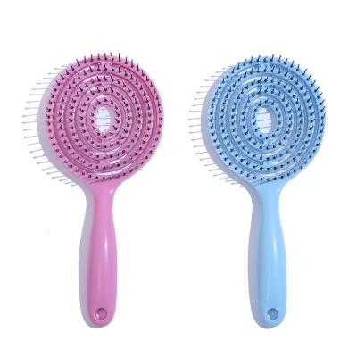 China Nondisposable Manual Personalized Denman Hair Paddle Brush Detangling Hair Duct Extension Brush Hairdressers Wholesaler for sale