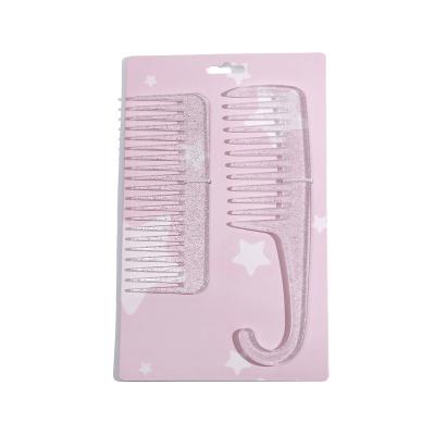 China Home Comb 2020 High Quality Plastic Custom Any Color Hair Dying Brush For Salon Designer Hair Comb Set China Styling Handle for sale