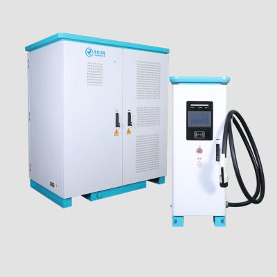 China 600KW Slot Charging System Commercial Dynamic Power Distribution Fast EV OCPP USA CCS1 Charger 1+10 Terminal Assembly Connector Charging Station for sale