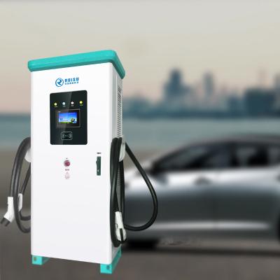 China DC charging stations ev charger car GB/T CCS2 180KW outdoor floor ev charging station with 5 meter cable RSDC1000-180KW for sale