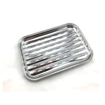 China Easily Cleaned Korean Grill Accessories Corrosion Resistance BBQ Grill Pan Smokeless For Gas BBQ Grill for sale