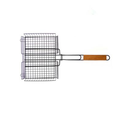 China Easily Cleaned Cooking Tools Barbecue BBQ Grill Basket Dish On Sales BBQ Basket For Outdoor BBQ Cooking for sale