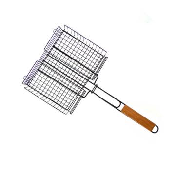 China Easily Cleaned Cooking Tools Barbecue BBQ Grill Basket Dish On Sales BBQ Basket For Outdoor BBQ Cooking for sale